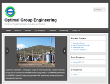 Tablet Screenshot of optimalgroup.co.za